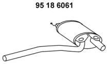 Eberspacher 95 18 6061 Muffler assy front