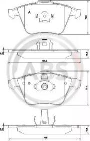 A.B.S. 37464 Brake pads A.B.S. 37464 Brake pads