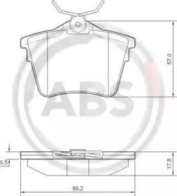 A.B.S. 37466 Brake pads