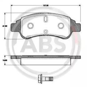 A.B.S. 37476 Brake pads A.B.S. 37476 Brake pads