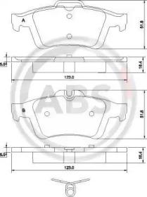 A.B.S. 37477 Brake pads A.B.S. 37477 Brake pads