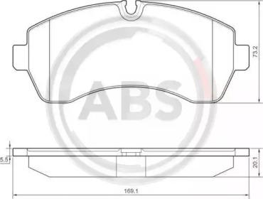 A.B.S. 37552 Brake pads A.B.S. 37552 Brake pads