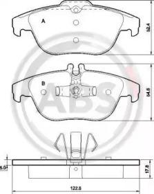A.B.S. 37585 Brake pads A.B.S. 37585 Brake pads