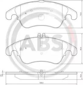 A.B.S. 37586 Brake pads A.B.S. 37586 Brake pads