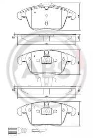 A.B.S. 37612 Brake pads A.B.S. 37612 Brake pads