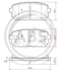 A.B.S. 37621 Brake pads