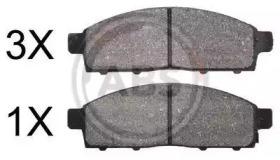 A.B.S. 37624 Brake pads