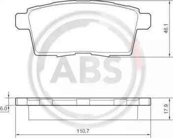A.B.S. 37644 Brake pads