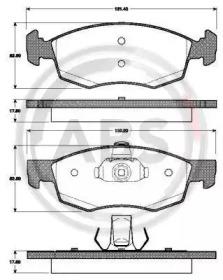 A.B.S. 37679 Brake pads A.B.S. 37679 Brake pads