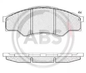 A.B.S. 37684 Brake pads A.B.S. 37684 Brake pads