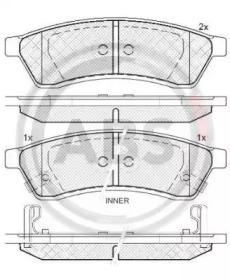 A.B.S. 37747 Brake pads A.B.S. 37747 Brake pads