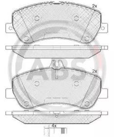 A.B.S. 37748 Brake pads A.B.S. 37748 Brake pads