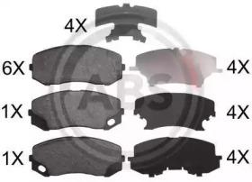 A.B.S. 37772 Brake pads A.B.S. 37772 Brake pads