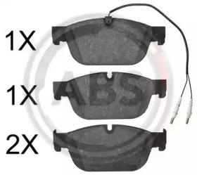 A.B.S. 37845 Brake pads A.B.S. 37845 Brake pads