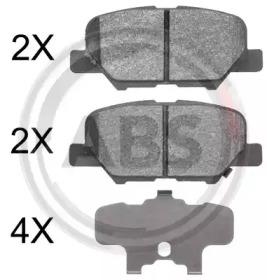 A.B.S. 37975 Brake pads A.B.S. 37975 Brake pads