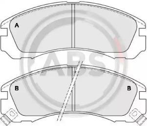 A.B.S. 38530 Brake pads A.B.S. 38530 Brake pads