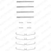 Delphi LX0030 Монтажний комплект гальмівних колодок Delphi LX0030 Монтажний комплект гальмівних колодок