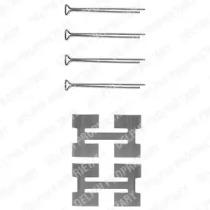 Delphi LX0033 Spring set disc brake Delphi LX0033 Spring set disc brake