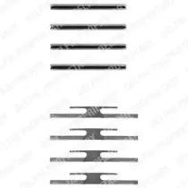 Delphi LX0035 Spring set disc brake