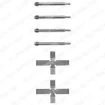 Delphi LX0039 Spring set disc brake Delphi LX0039 Spring set disc brake