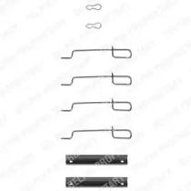 Delphi LX0044 Монтажний комплект гальмівних колодок