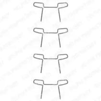 Delphi LX0046 Spring set disc brake Delphi LX0046 Spring set disc brake