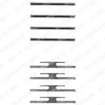 Delphi LX0055 Spring set disc brake Delphi LX0055 Spring set disc brake