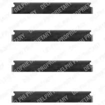 Delphi LX0061 Комплект монтажный дисковых тормозных колодок