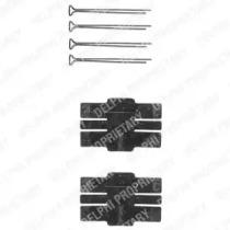 Delphi LX0064 Комплект монтажный дисковых тормозных колодок Delphi LX0064 Комплект монтажный дисковых тормозных колодок