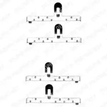 Delphi LX0071 Spring set disc brake Delphi LX0071 Spring set disc brake