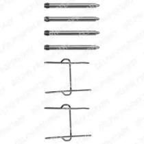 Delphi LX0081 Монтажний комплект гальмівних колодок