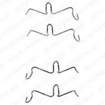 Delphi LX0096 Spring set disc brake Delphi LX0096 Spring set disc brake