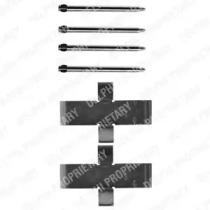 Delphi LX0107 Комплект монтажный дисковых тормозных колодок Delphi LX0107 Комплект монтажный дисковых тормозных колодок