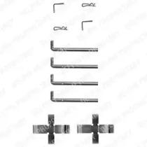 Delphi LX0120 Монтажний комплект гальмівних колодок Delphi LX0120 Монтажний комплект гальмівних колодок