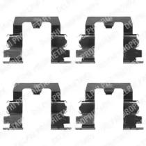 Delphi LX0134 Монтажний комплект гальмівних колодок Delphi LX0134 Монтажний комплект гальмівних колодок