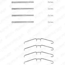 Delphi LX0157 Комплект монтажный дисковых тормозных колодок Delphi LX0157 Комплект монтажный дисковых тормозных колодок
