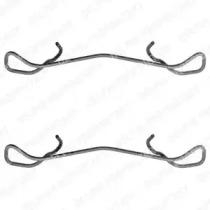 Delphi LX0169 Монтажний комплект гальмівних колодок