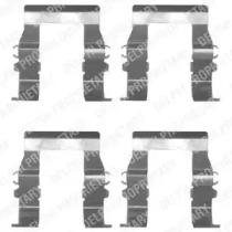 Delphi LX0171 Монтажний комплект гальмівних колодок