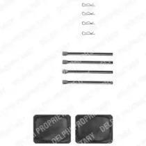 Delphi LX0178 Монтажний комплект гальмівних колодок