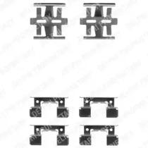 Delphi LX0180 Комплект монтажный дисковых тормозных колодок Delphi LX0180 Комплект монтажный дисковых тормозных колодок