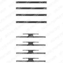 Delphi LX0186 Spring set disc brake