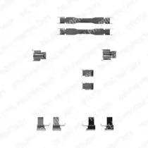 Delphi LX0187 Spring set disc brake