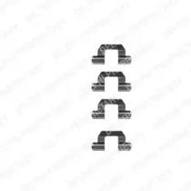 Delphi LX0190 Комплект монтажный дисковых тормозных колодок Delphi LX0190 Комплект монтажный дисковых тормозных колодок