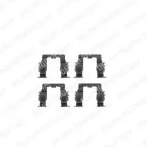 Delphi LX0191 Комплект монтажный дисковых тормозных колодок Delphi LX0191 Комплект монтажный дисковых тормозных колодок