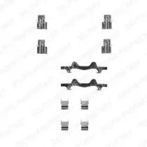 Delphi LX0202 Монтажний комплект гальмівних колодок