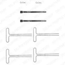 Delphi LX0203 Монтажний комплект гальмівних колодок Delphi LX0203 Монтажний комплект гальмівних колодок