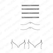 Delphi LX0211 Spring set disc brake Delphi LX0211 Spring set disc brake