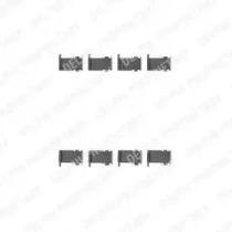 Delphi LX0226 Комплект монтажный дисковых тормозных колодок Delphi LX0226 Комплект монтажный дисковых тормозных колодок