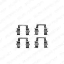 Delphi LX0228 Монтажний комплект гальмівних колодок Delphi LX0228 Монтажний комплект гальмівних колодок