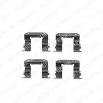 Delphi LX0238 Монтажний комплект гальмівних колодок